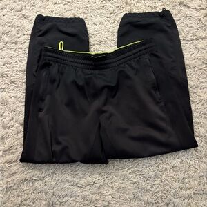 Nike Black Sweatpants with Neon Accents
